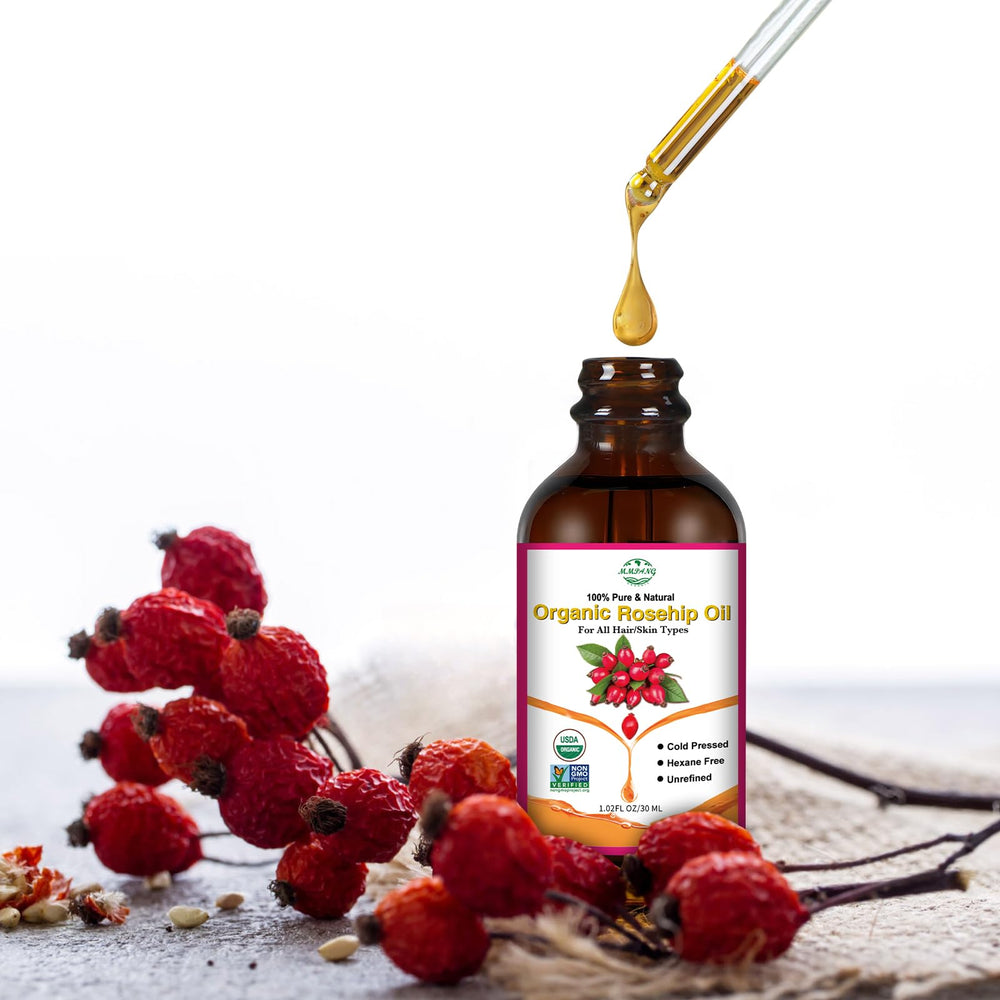 MMPANG Cuidado capilar con aceite de rosa mosqueta para cabello sano