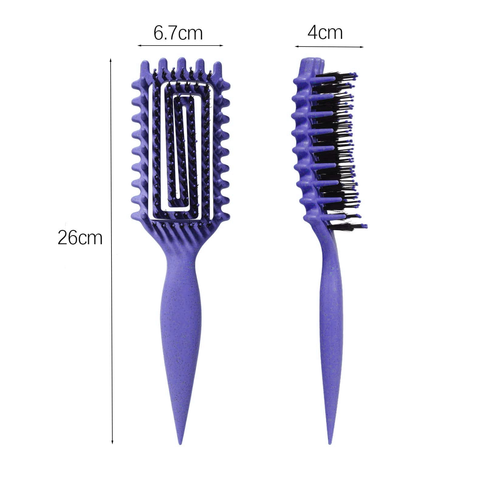MMBVSZ Candybrush: mango cómodo para uso prolongado al peinar.