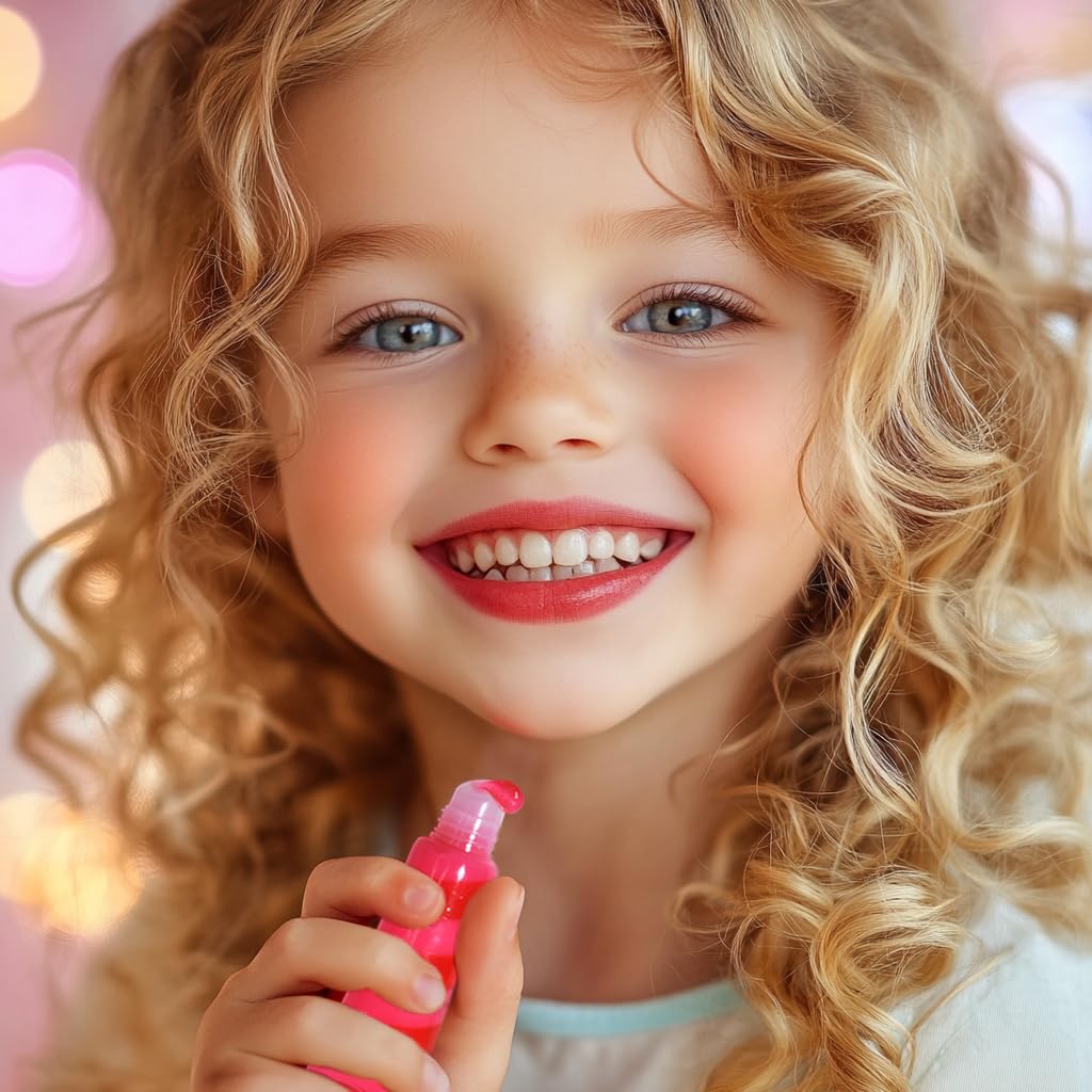 M&U glitter lip gloss is easy to clean with minimal residue.
