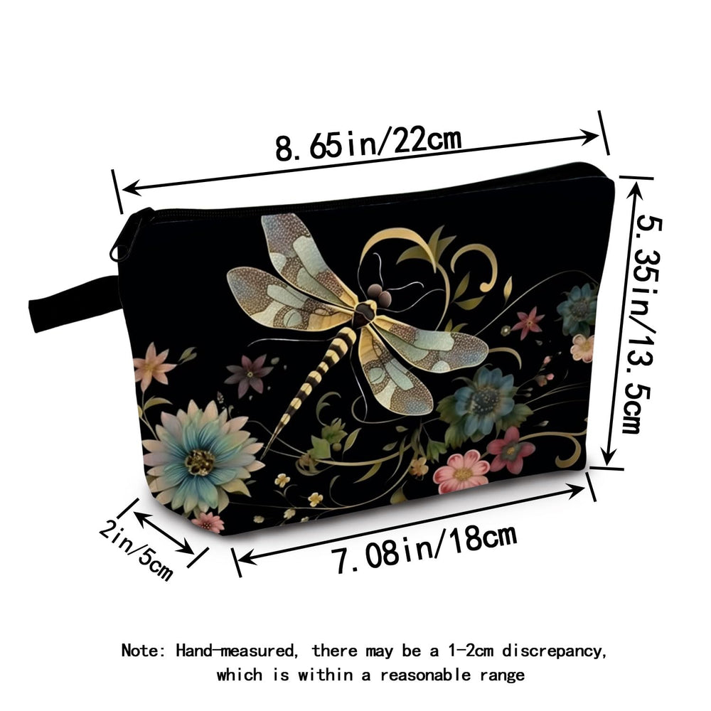 Estuche compacto Libélula de MoCaliduccious para cosméticos en bolso.