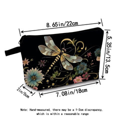 Estuche compacto Libélula de MoCaliduccious para cosméticos en bolso.