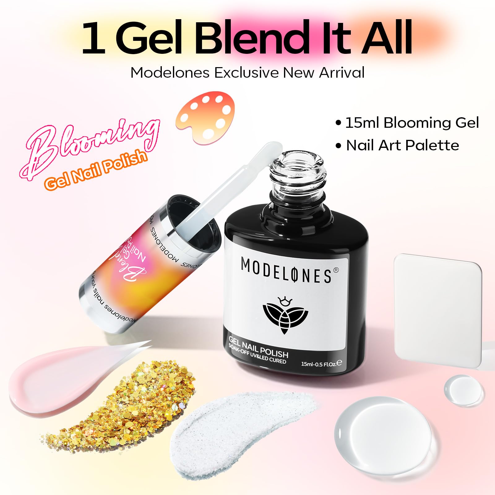 Modelones Blooming Gel, uso sencillo: ideal para principiantes con múltiples efectos.