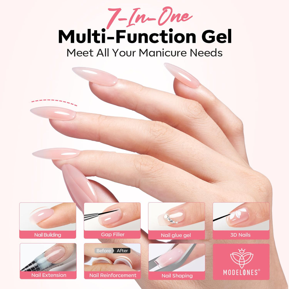Modelones Builder Nail Gel construcción-apice para uñas más resistentes y forma definida