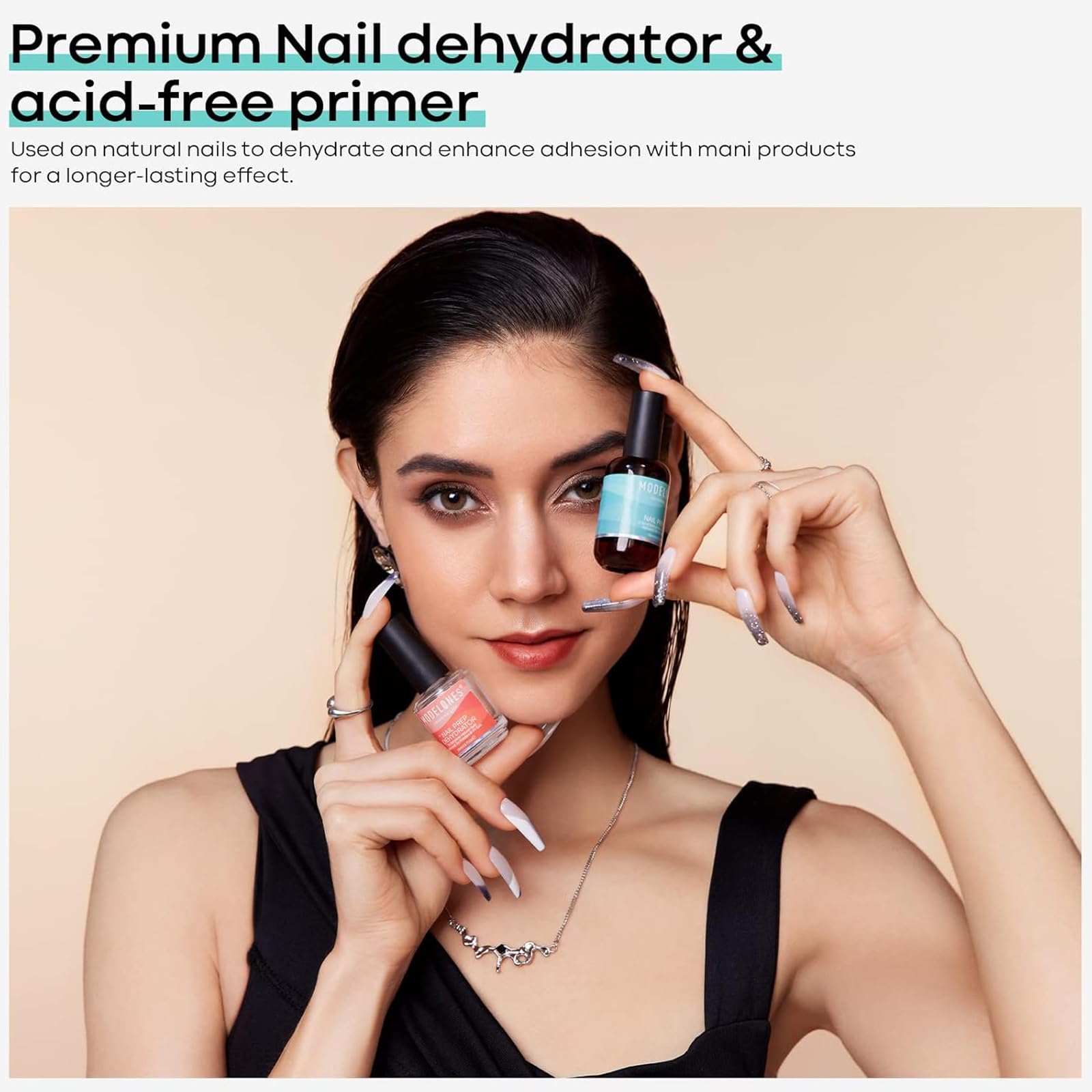 Modelones deshidratante de uso seguro y práctico en manicura profesional.