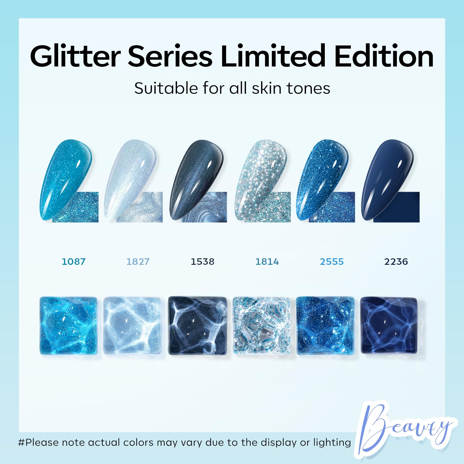 Modelones: esmalte gel azul con efecto ojo de gato para uñas con magnetismo