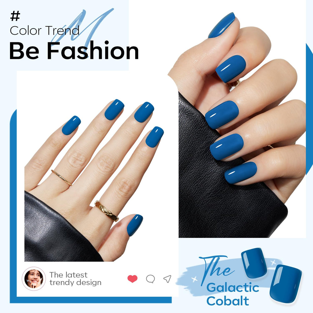 Modelones kit de uñas con pegamento y tiras adhesivas para fijación rápida