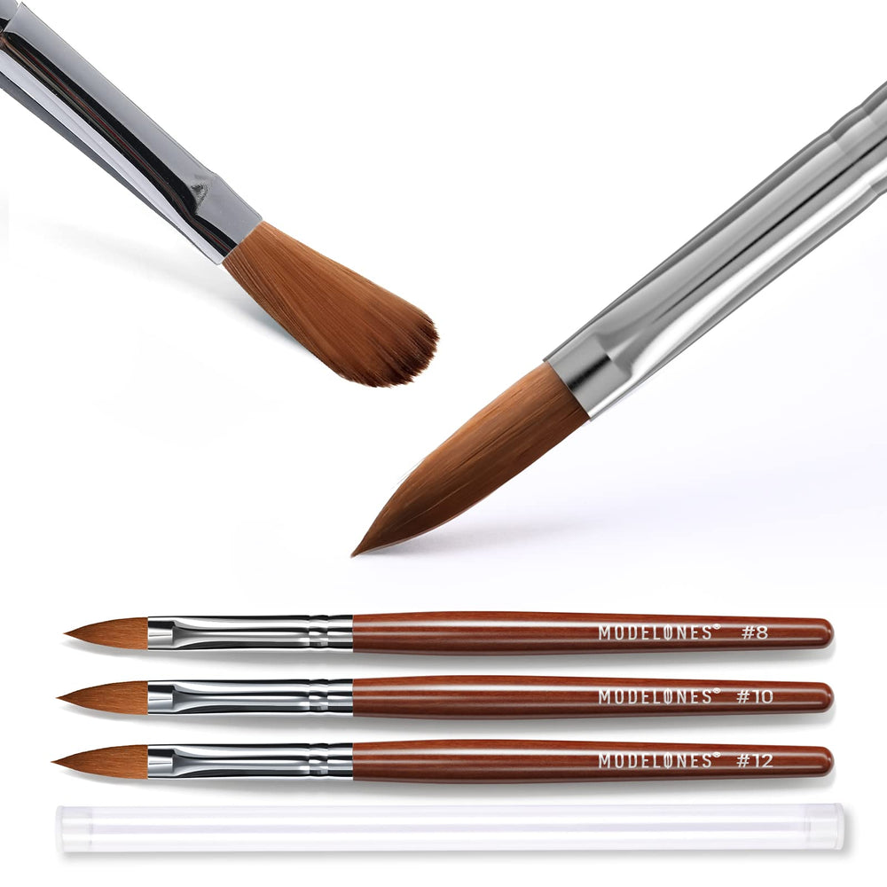 Modelones Kolinsky brush care tips for extending brush life after use.