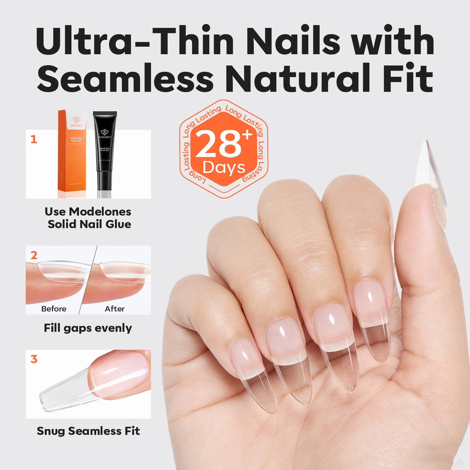 Modelones Pro Luxe Apex Tips: uso multi para gel, acrílico y uñas en casa