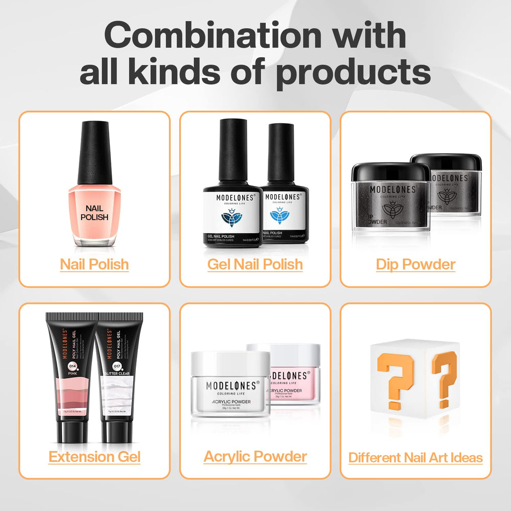 Modelones regalo para mujeres kit uñas gel práctico