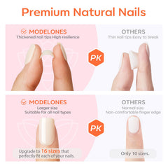 Modelones uñas francesas negras con acabado pulido para look sofisticado.