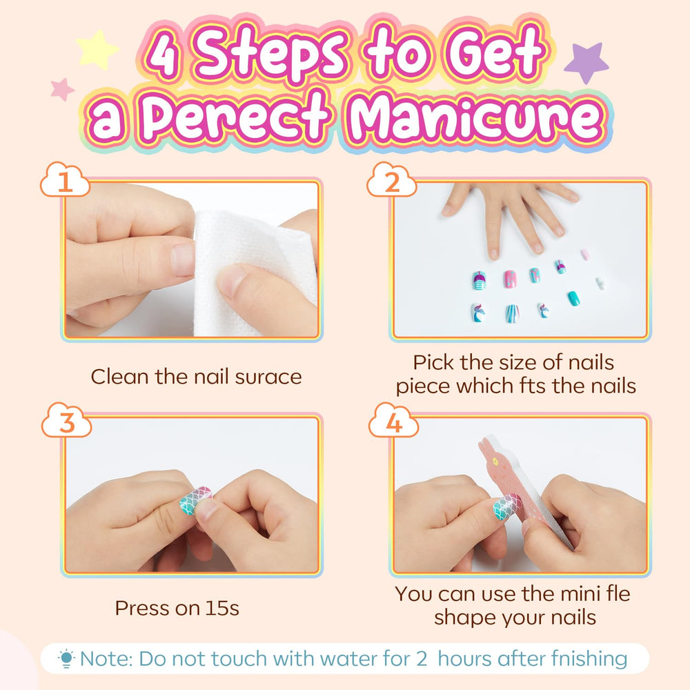 Modelones Uñas: material seguro libre de BPA para uñas infantiles.