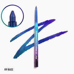 Moira Supernova Gel Liner Buzz 009 con destello multicromático para delineado impactante