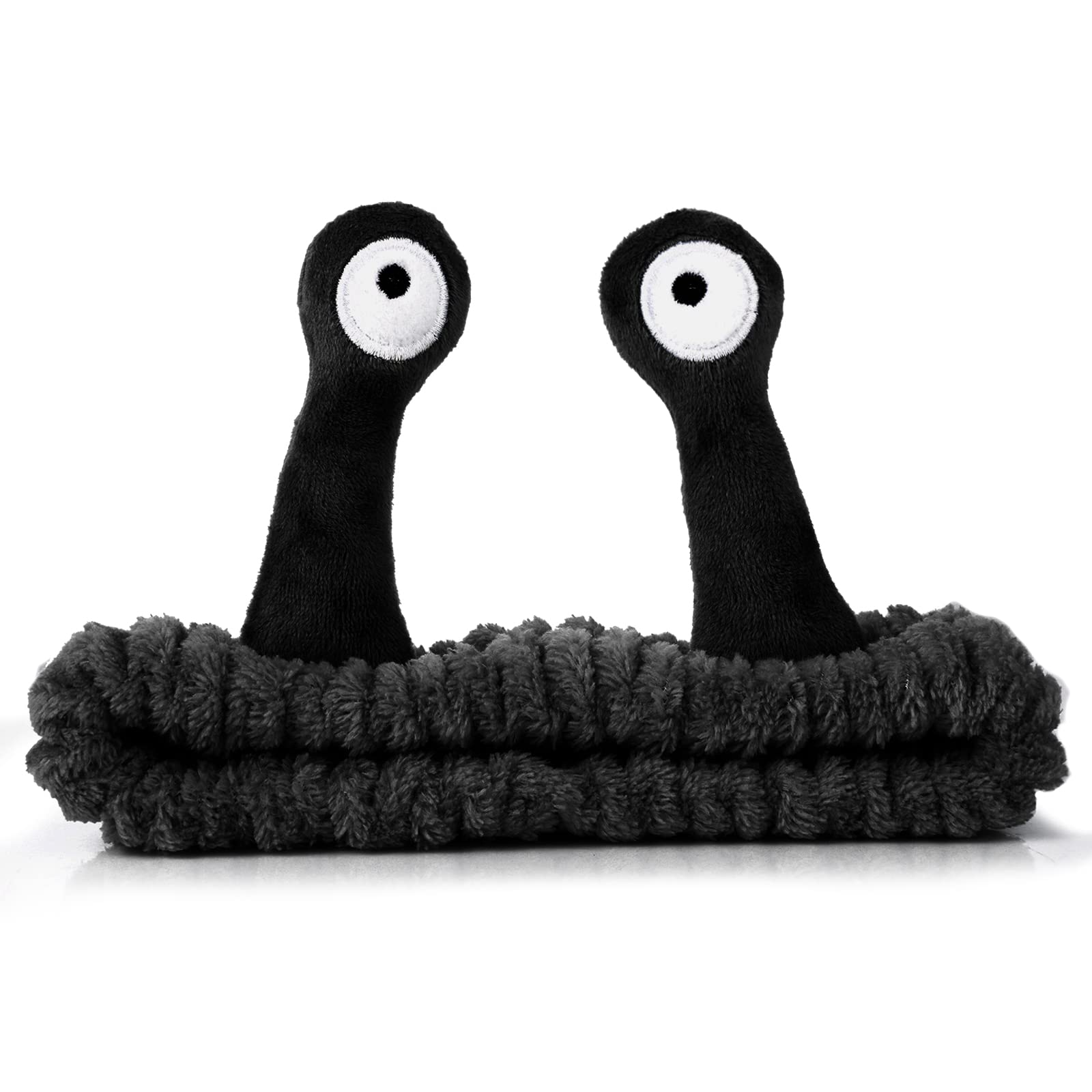 Molain diadema con diseño palma y caracol para lavado facial cómodo.