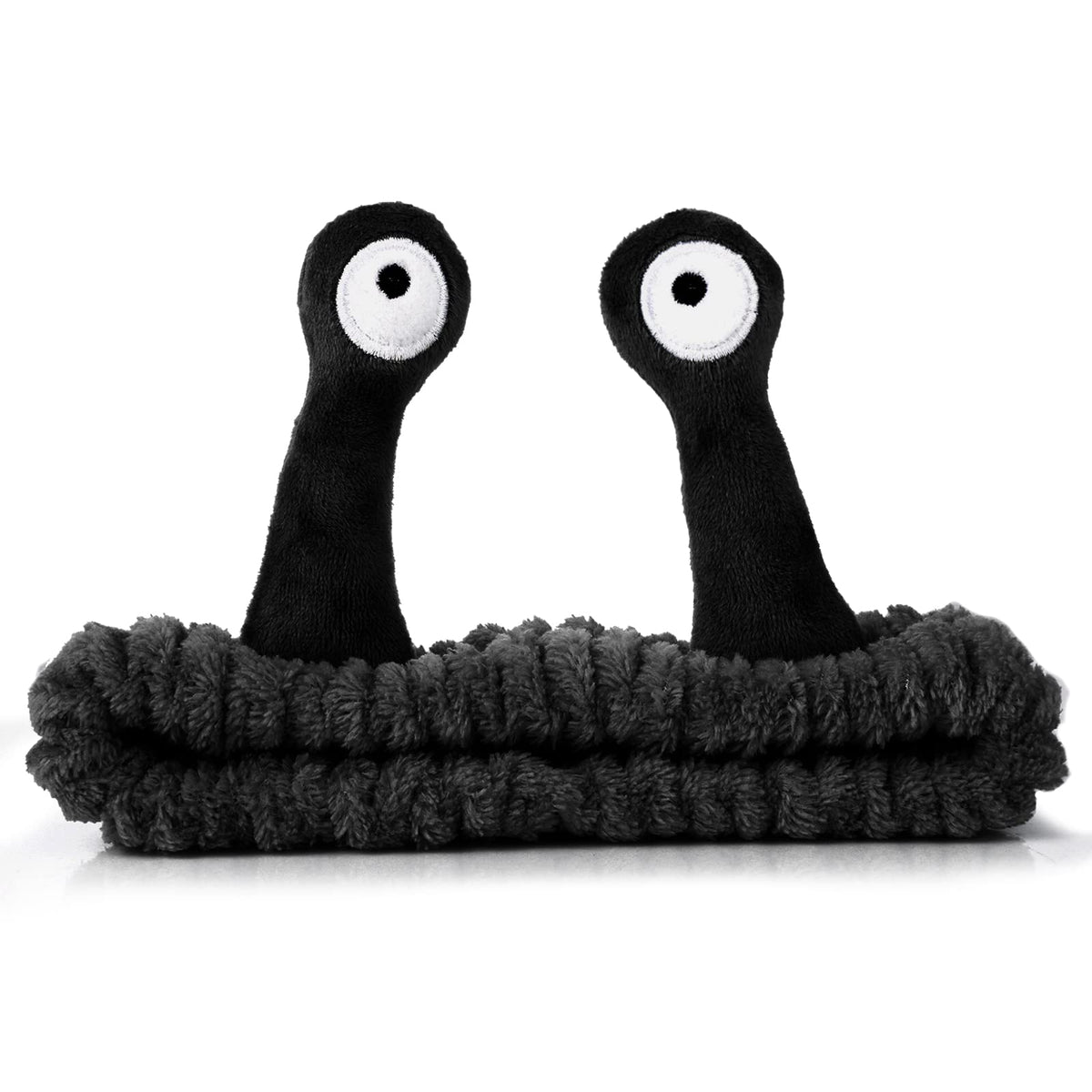Molain diadema con diseño palma y caracol para lavado facial cómodo.
