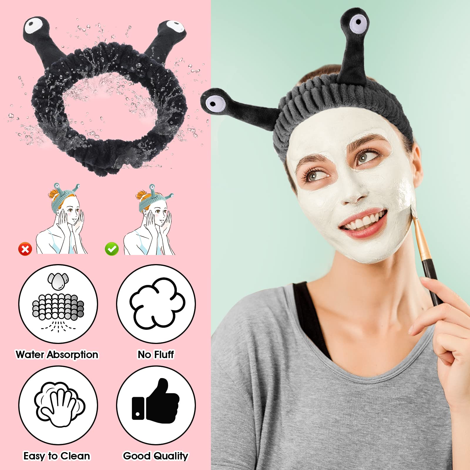 Molain diadema ideal para spa, yoga y entrenamiento diario.