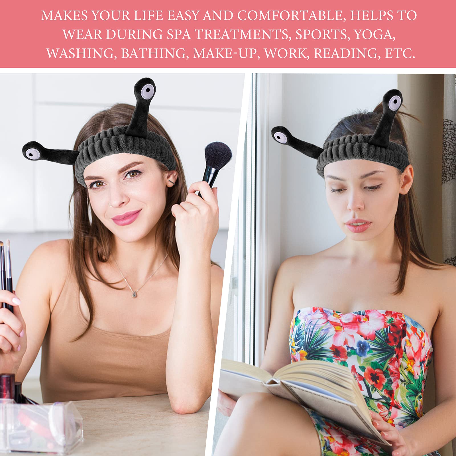 Molain diadema uso multiuso para maquillaje y lavado de cara.