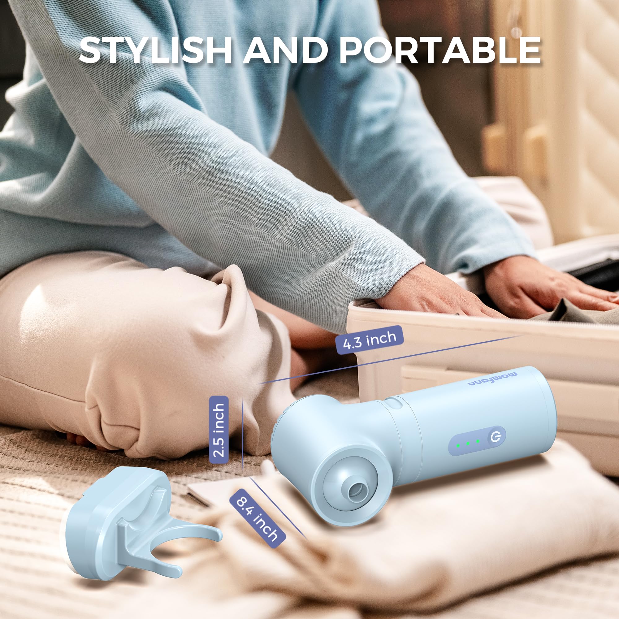Diseño compacto y relajante de MOMFANN Bath Jet Spa
