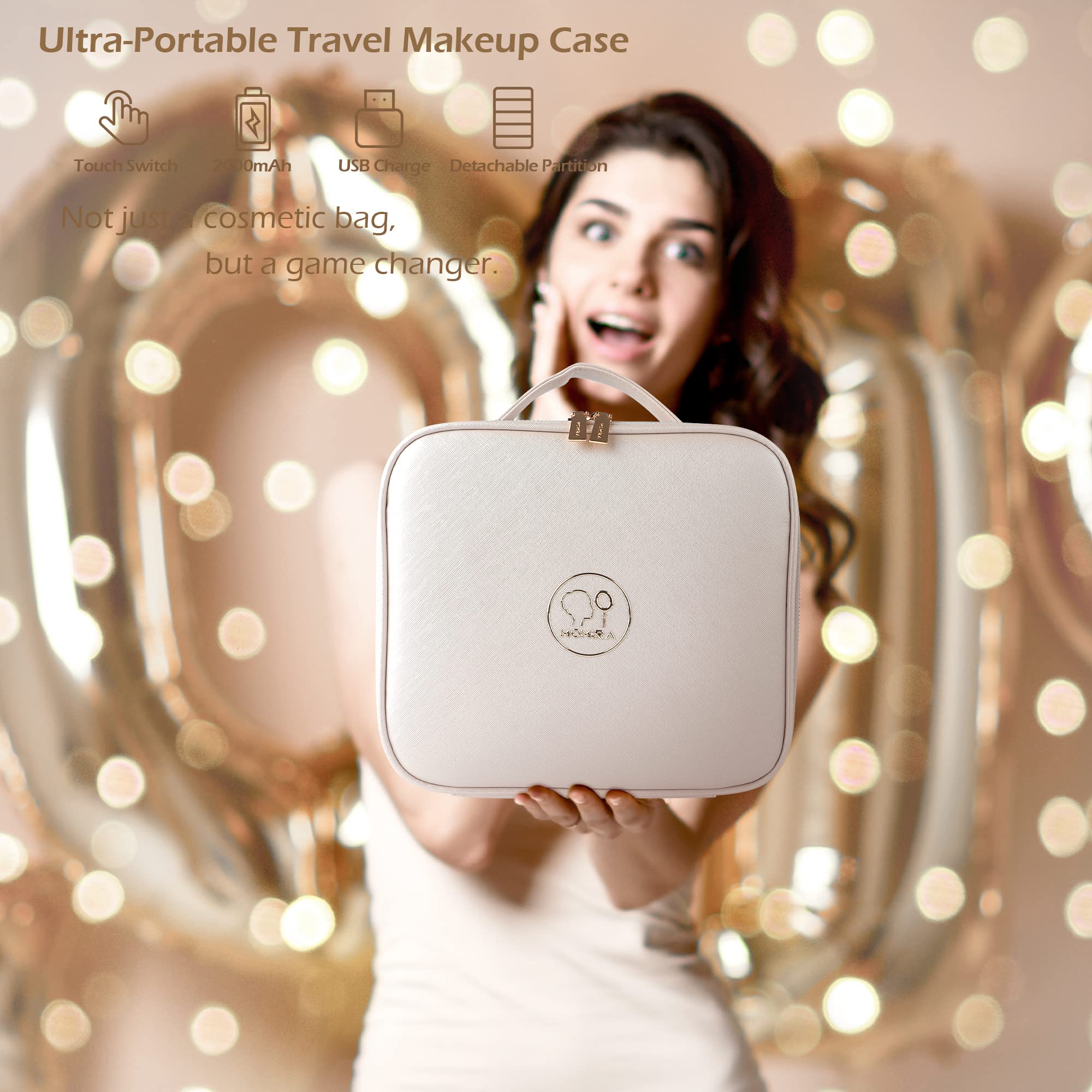 MOMIRA asa ergonómica y cremallera resistente para transporte diario.