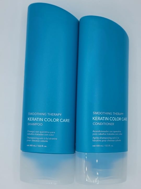 MOMNPNPH dúo champú y acondicionador de keratina para color, cabello suave y brillante