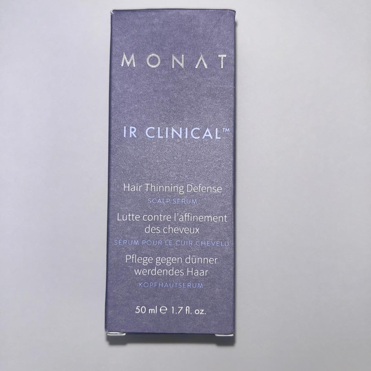 MONAT IR Clinical Rutina diaria cabelludo - uso práctico para resultados visibles.