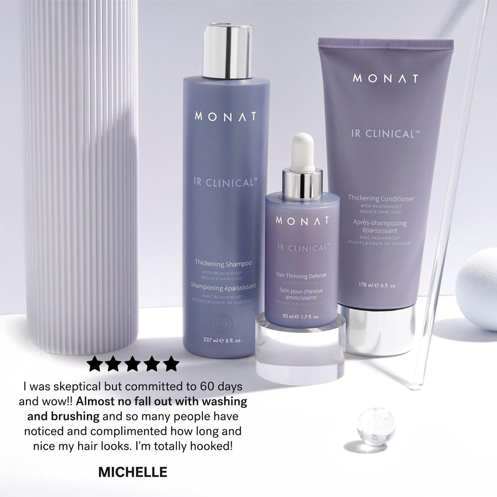MONAT IR CLINICO SISTEMA: densidad percibida y cabello más grueso tras la rutina.