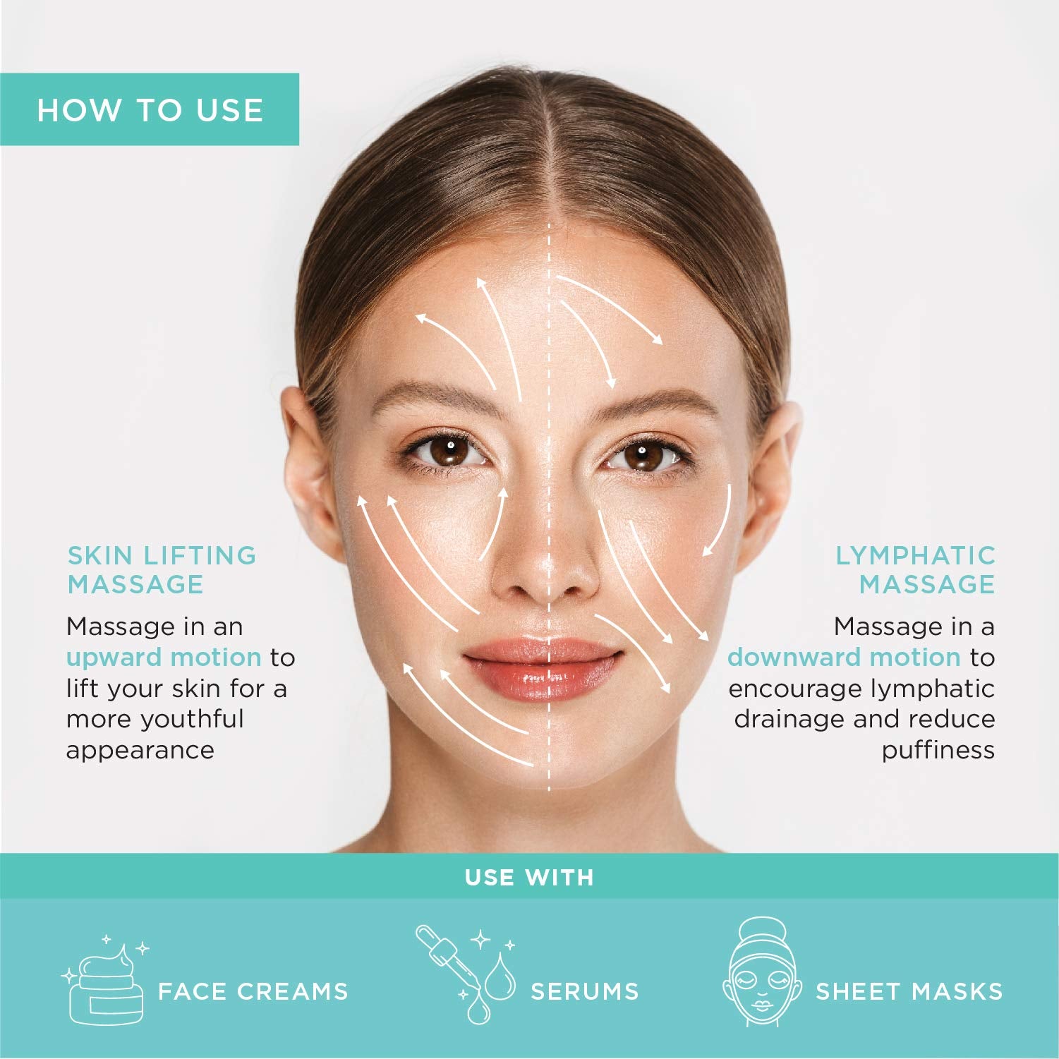 MonétBeauty masaje facial frío, favorece la circulación y el tono