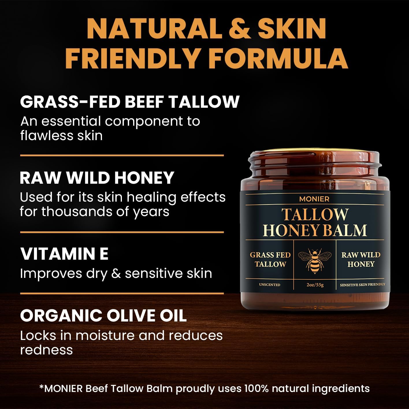MONIER Bálsamo rostro para piel sensible facilita aplicación suave y nutritiva.