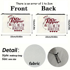 MONNYCAR Dr Pepper Humor, interior espacioso para cosméticos y accesorios