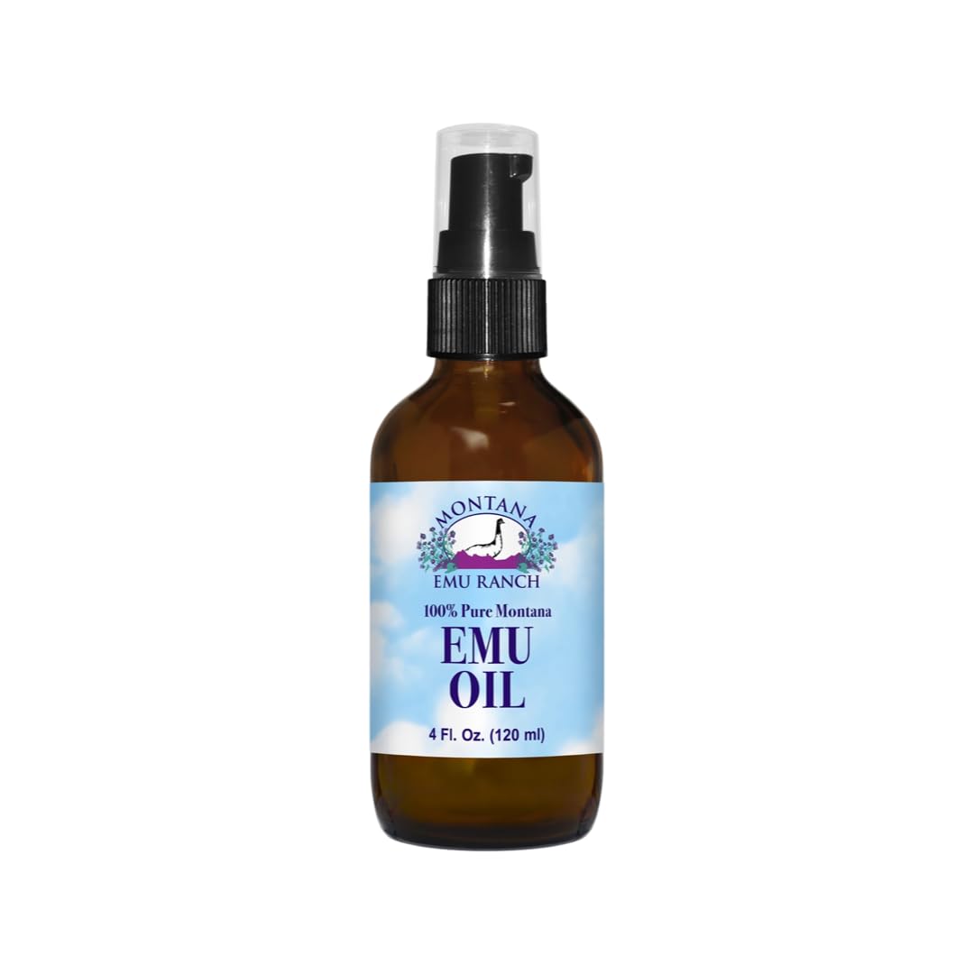 Montana Emu Ranch Aceite de Emú en botella para hidratación profunda de la piel