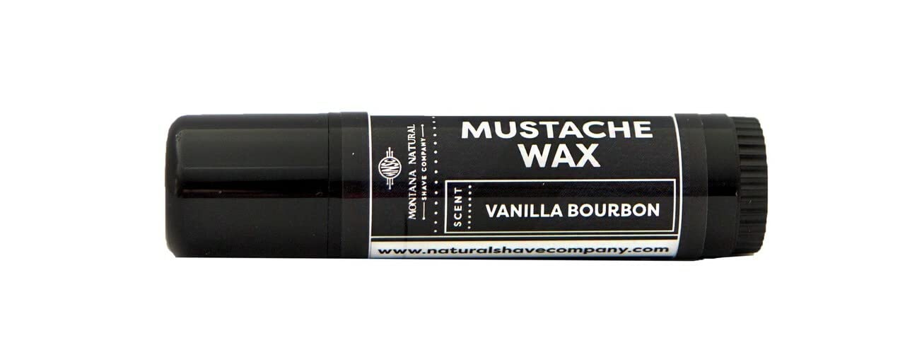 Montana Natural Shave Vanilla Bourbon Bigote Wax Envase: control suave del bigote