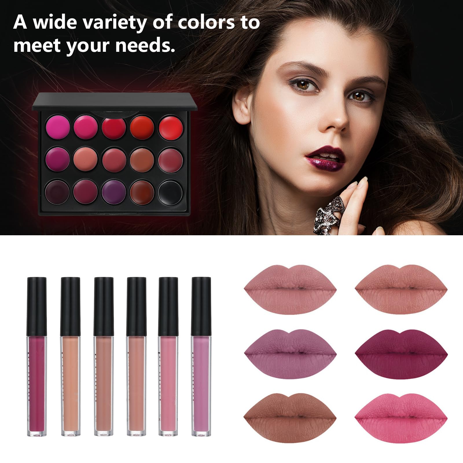 Moobirlet kit maquillaje, delineador para trazos definidos
