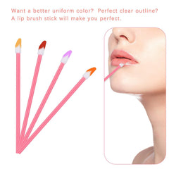 Mooerca aplicadores labiales desechables, diseño para brillo labial y barra de labios.