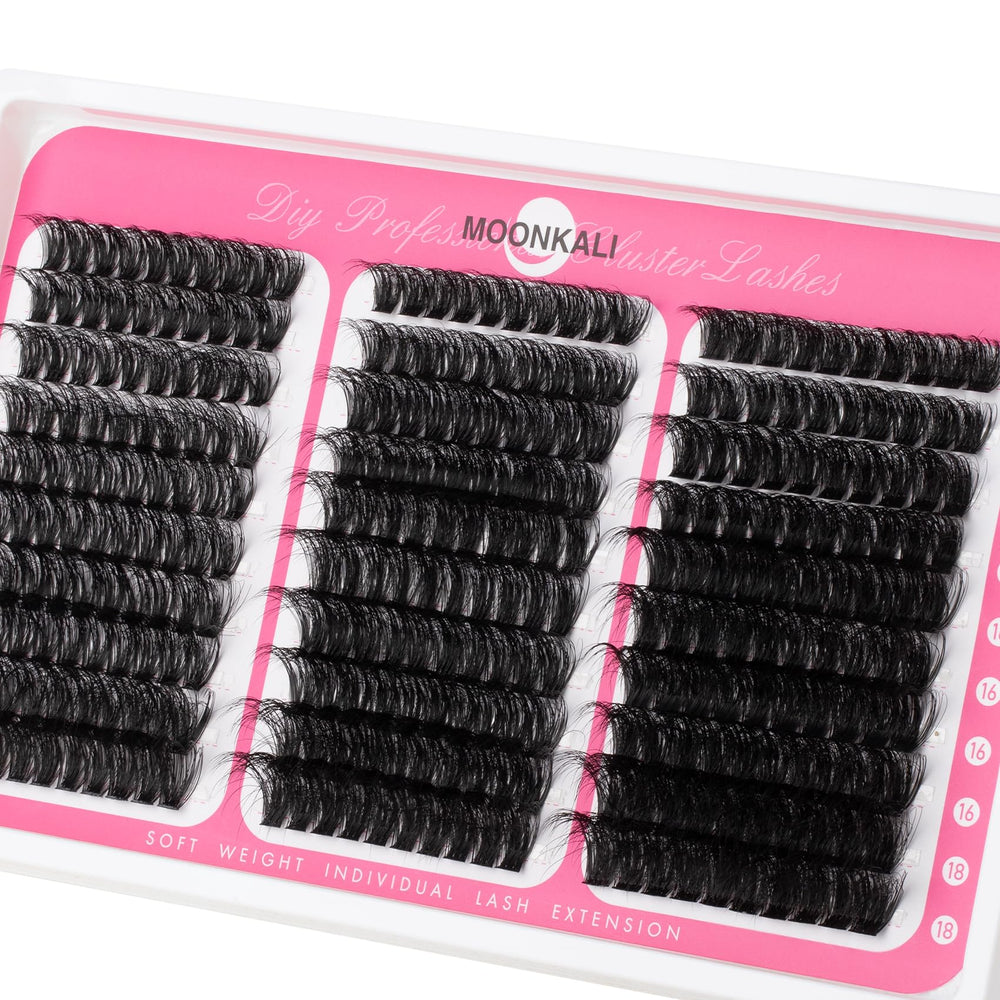 Moonkali lash clusters easy-application guidance for beginners and DIY lovers.
