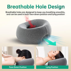 MOONYOOY almohada BBL tras cirugía ocular: apoyo suave para recuperación.
