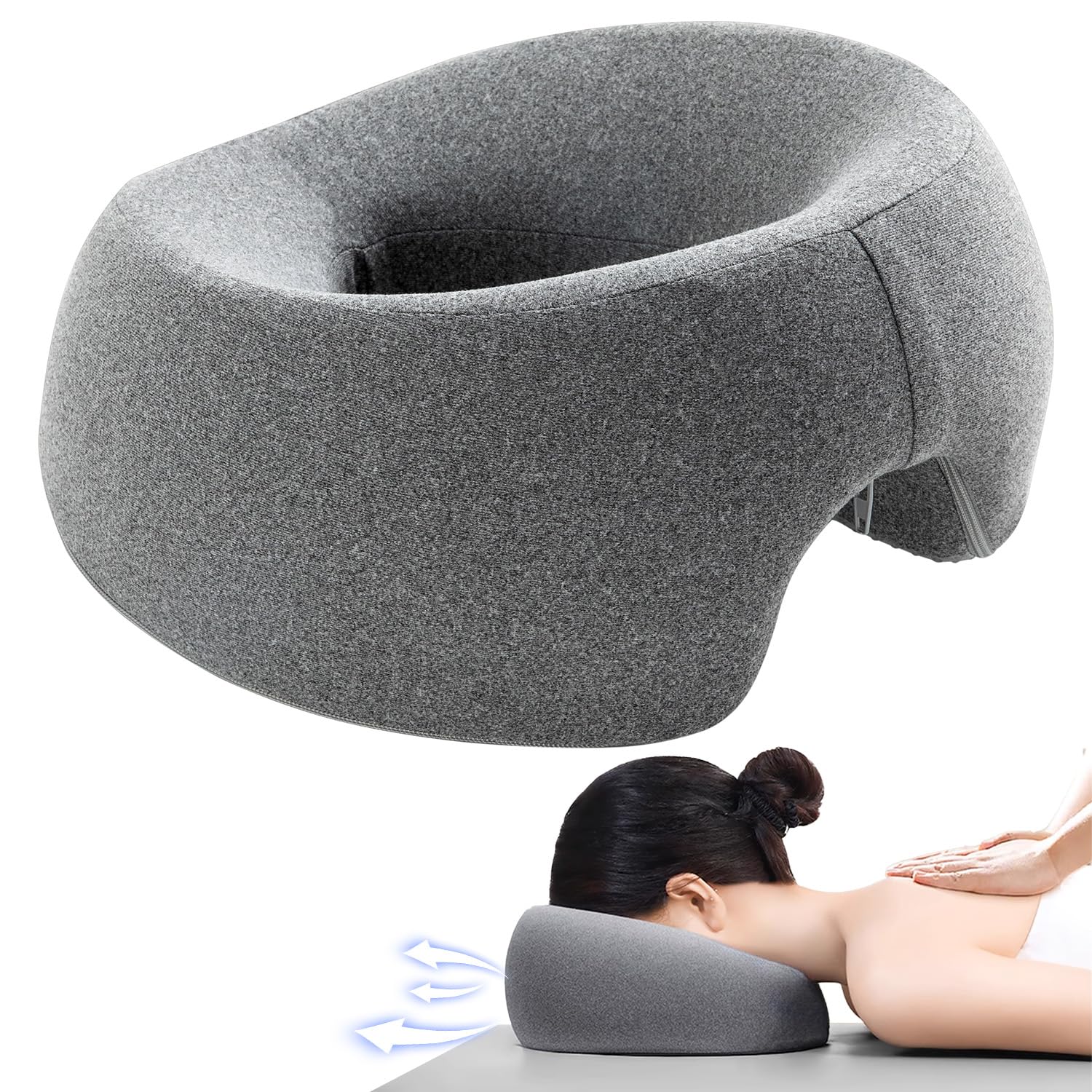 MOONYOOY reposacabeza para cama: confort durante el masaje en casa.