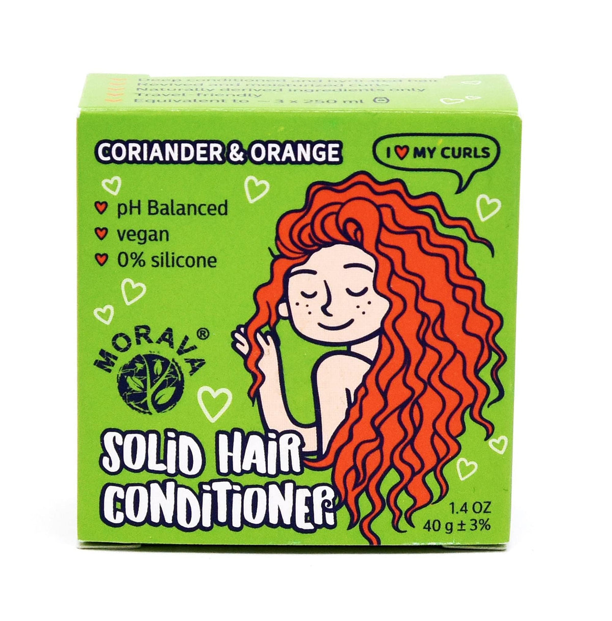 Morava barra acondicionador para cabello rizado, definición y nutrición.