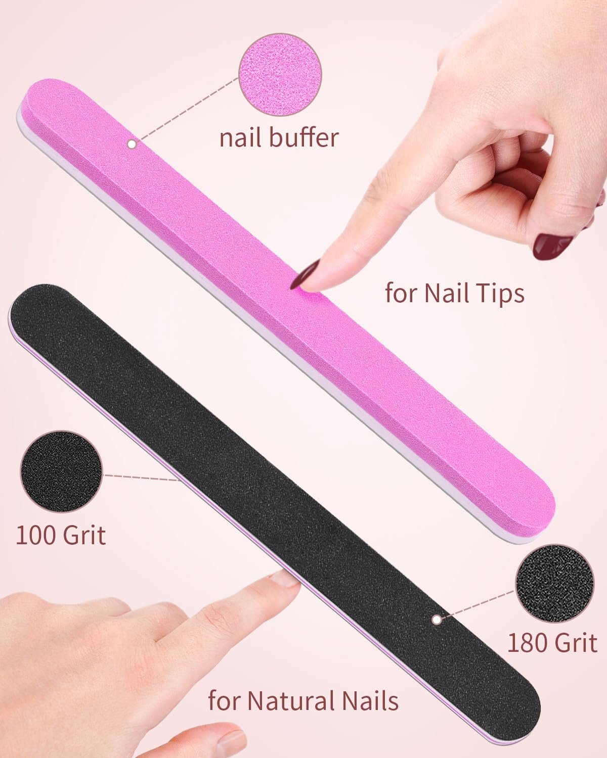 ABS material is odorless and safe for nails
