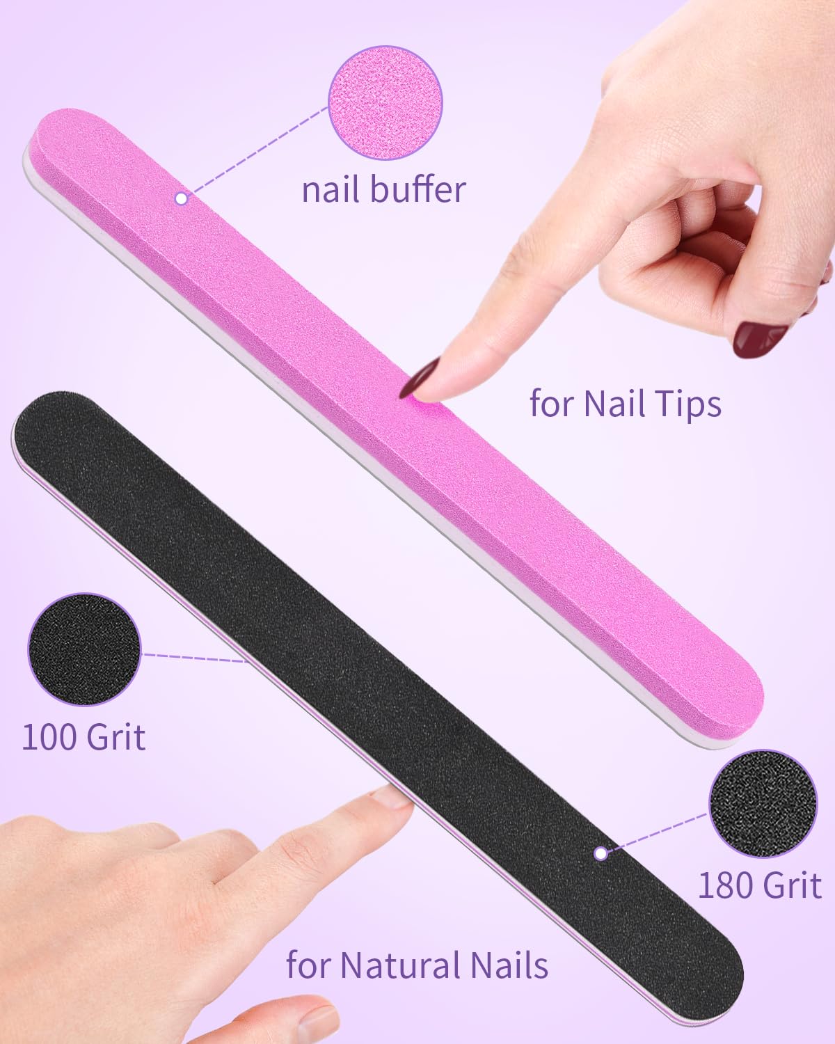 MORGLES all-in-one nail kit box for convenient home nail art