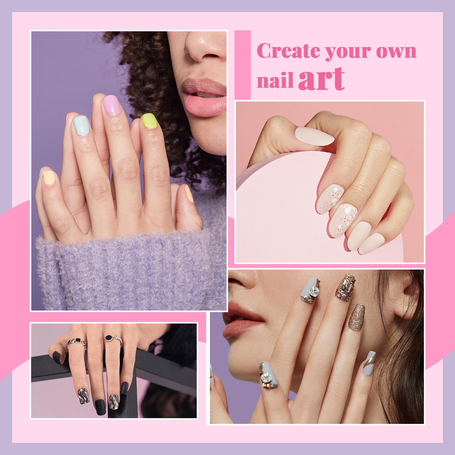 MORGLES limas para uñas con granos variados para acabado suave.