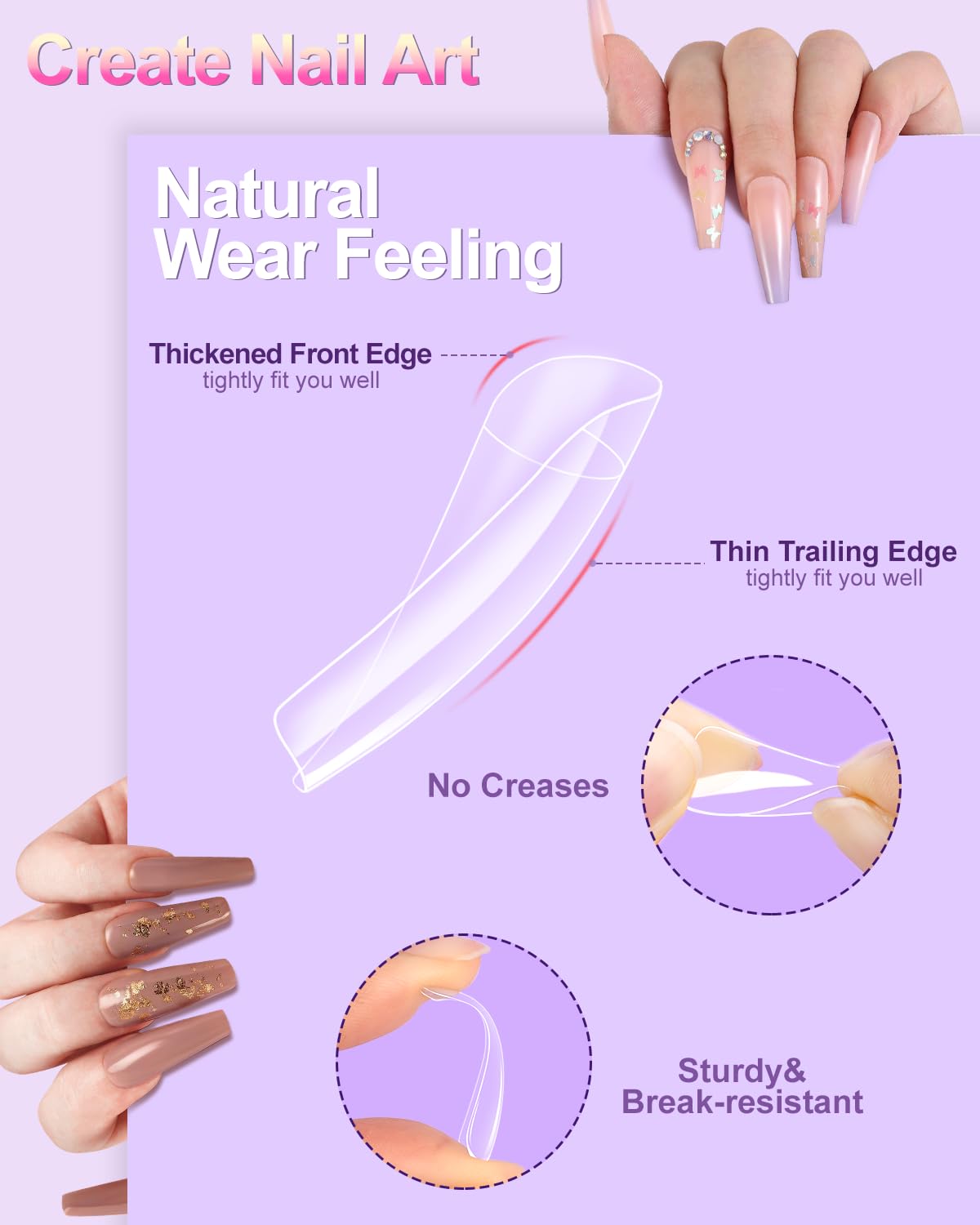 MORGLES nail files kit for shaping and smoothing nails