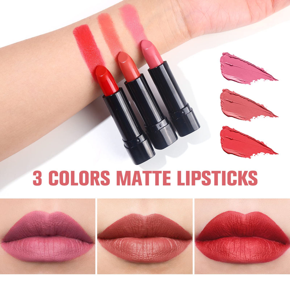 MORNECA labiales, 3 tonos para labios definidos