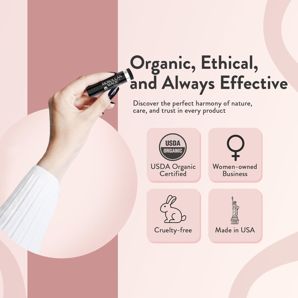 Moroccan Magic extracto romero orgánico, nutrir cuidado de labios.