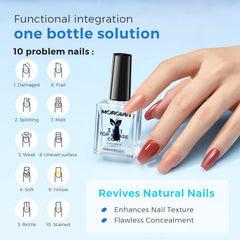 Morovan Base Coat: uñas lisas y brillo natural.