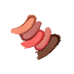 MORPHE 9E Pretty in Peach: sombras mate y brillo para definición y profundidad.
