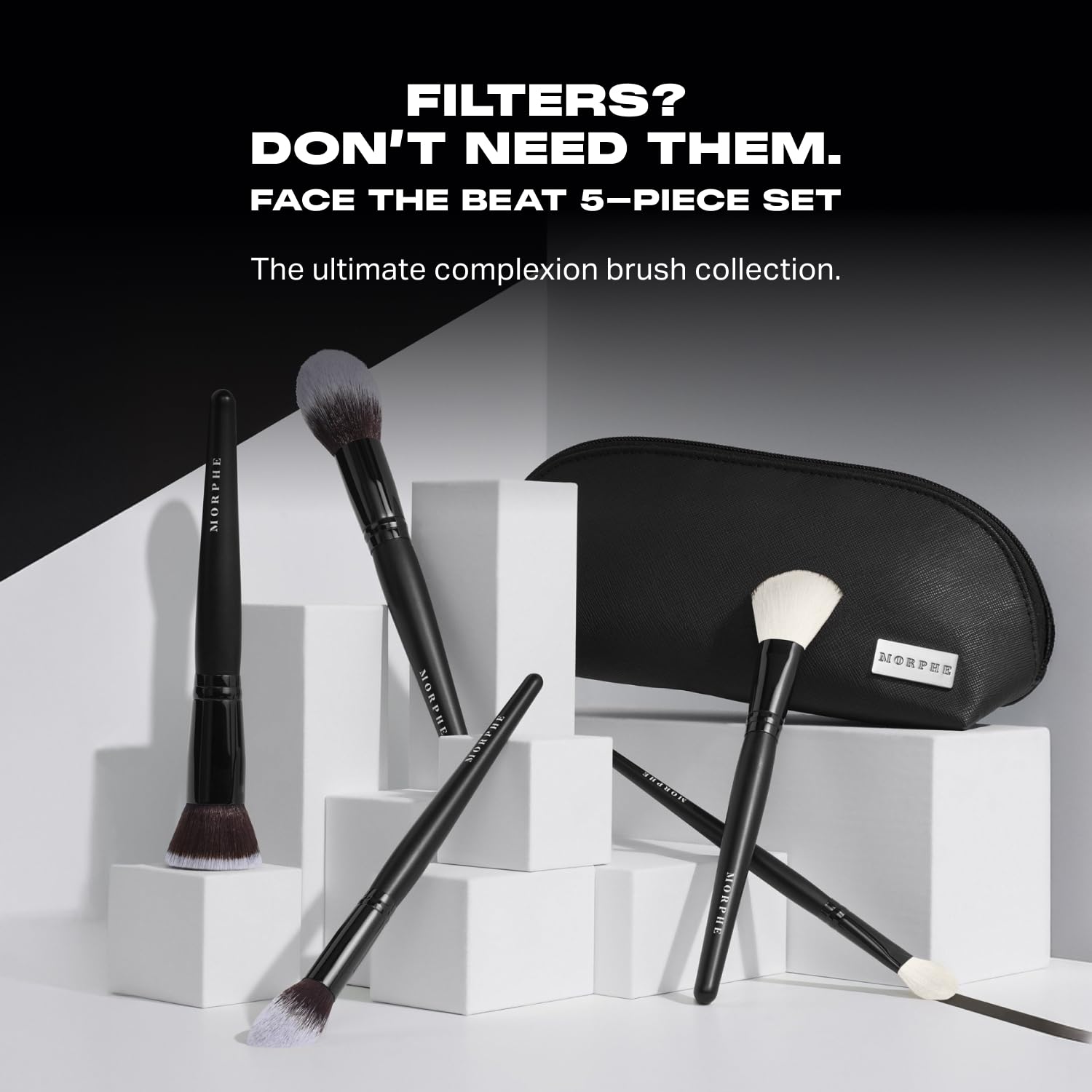 MORPHE Face The Beat: brocha polvo denso para cobertura homogénea