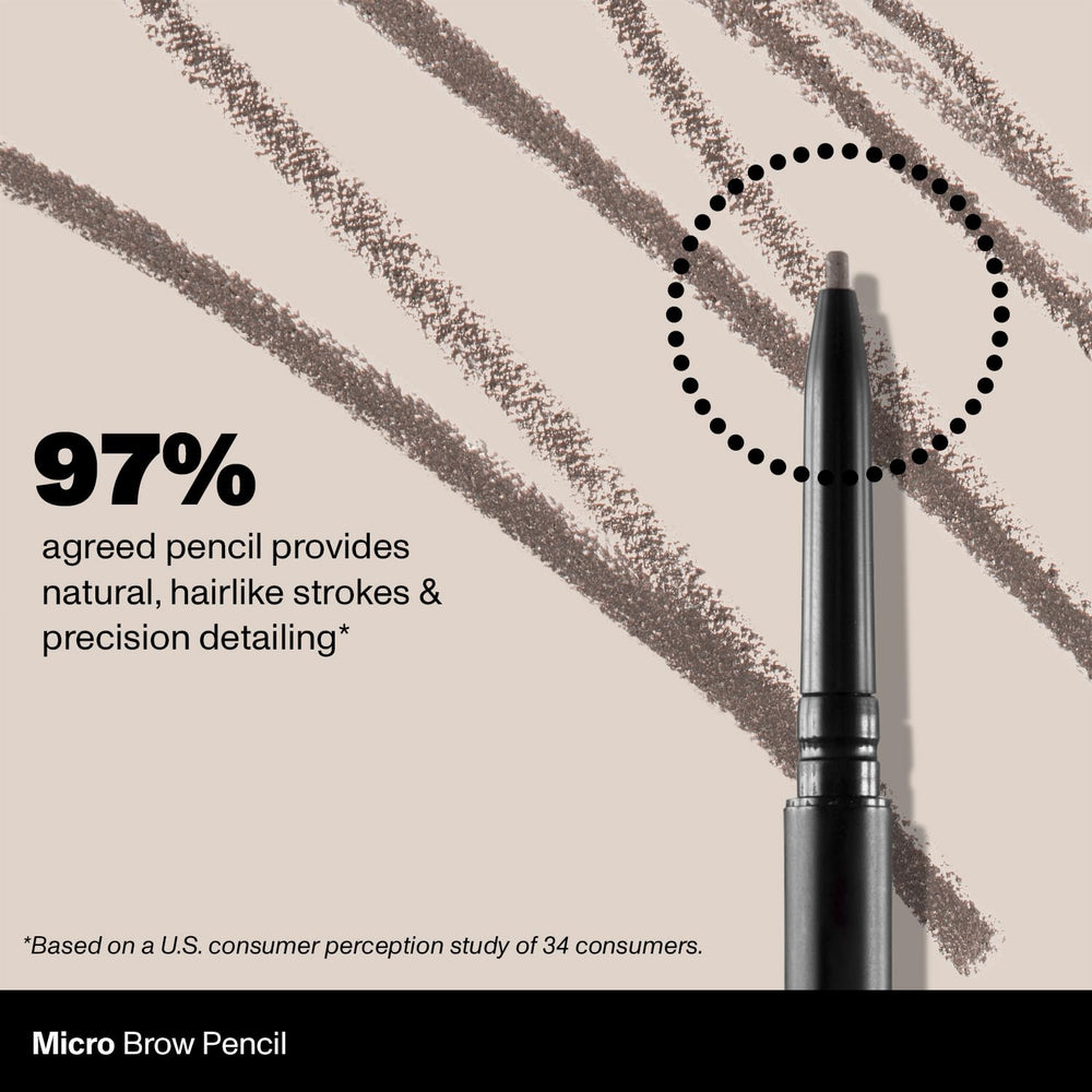 MORPHE Micro Dual Eyebrow Pencil Cold Brew shade complements cool brow tones.