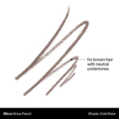MORPHE Micro Dual Eyebrow Pencil precision tip shapes brows with control.