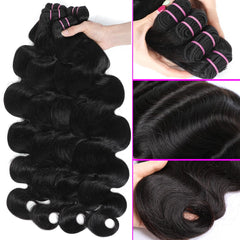 Mosari 15A cabello virgen ondulado, 20 pulgadas, opción versátil para trenzas y coleta