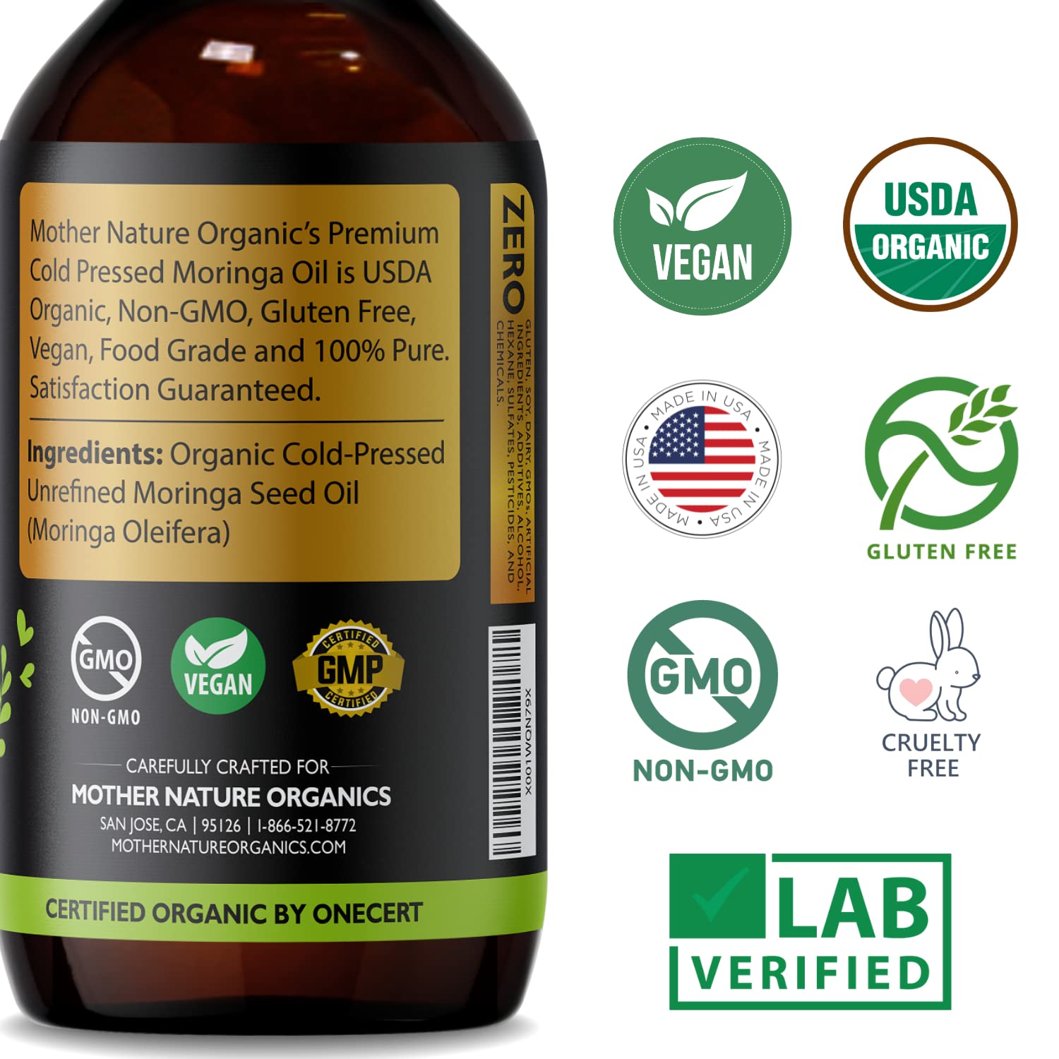 Masaje capilar con Moringa Oil para nutrición de raíces