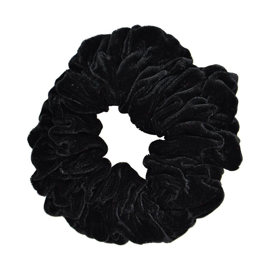 Motique Accessories, textura de terciopelo negro, suave y elegante para peinados